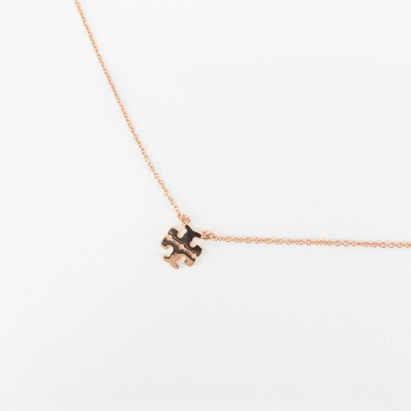 Tory Burch Jewelry - Tory Burch Kira Logo Necklace Pink OS